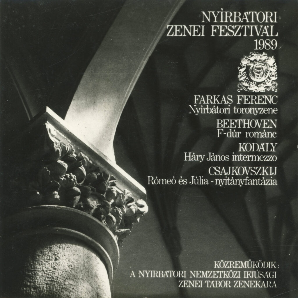 Plakát Nyírbátori Zenei Fesztivál.